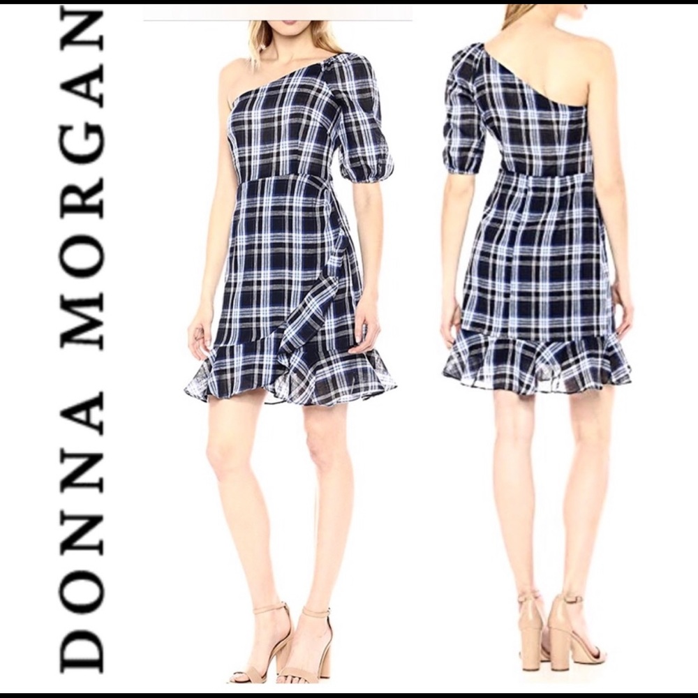 Bundle discount! Donna Morgan Plaid Dress ❤️❤️😍
